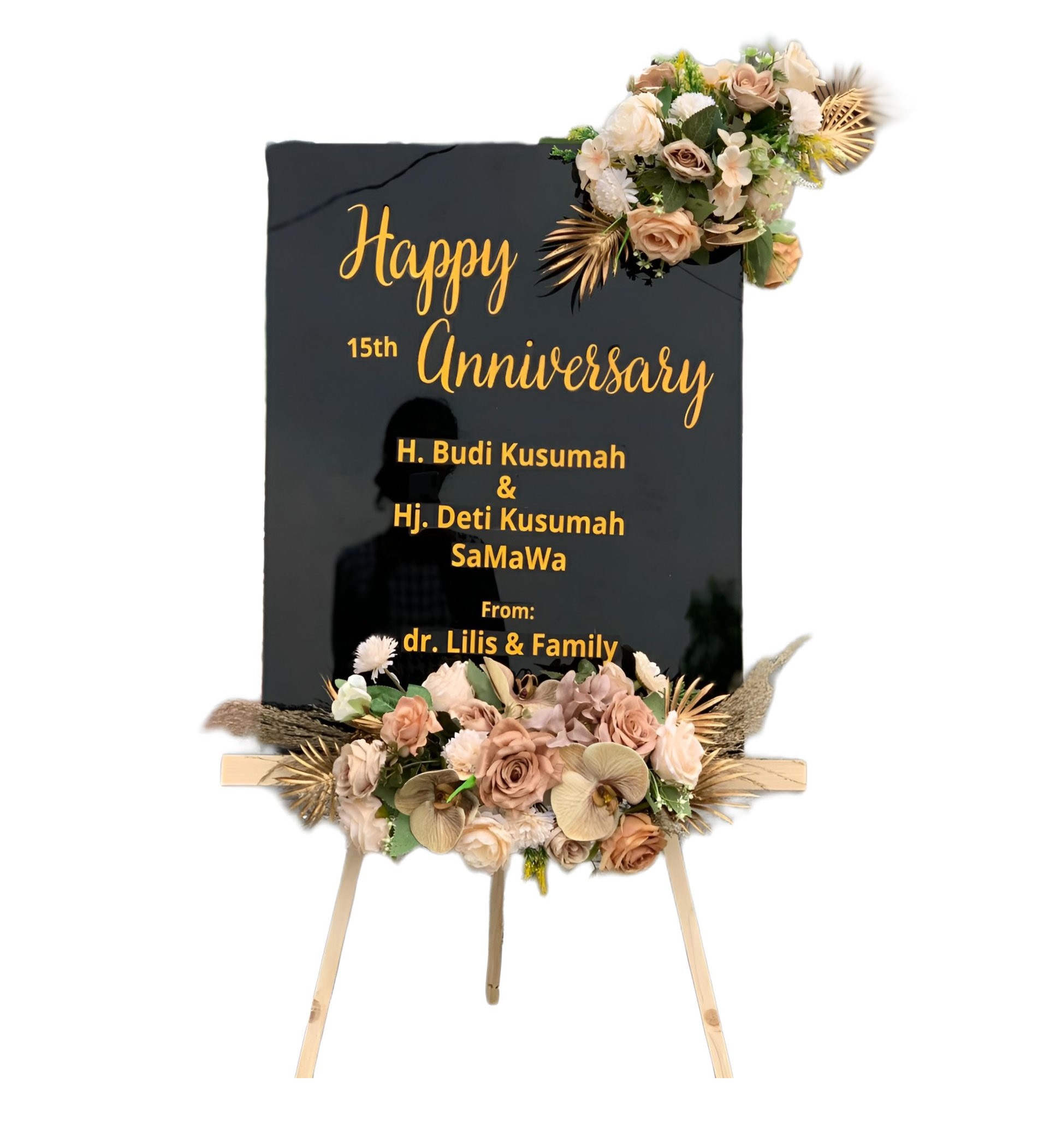 Papan Bunga Akrilik Singaran Pati